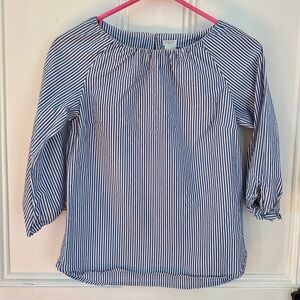 Crewcuts Navy and White Striped Kids Blouse